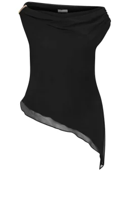 Skyla Off Shoulder Top - black