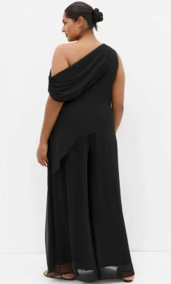 Skyla Wide Leg Pant - black