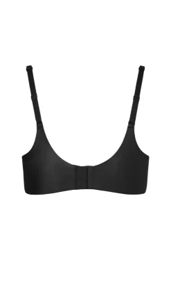 Smooth & Chic Cotton T-Shirt Bra - black