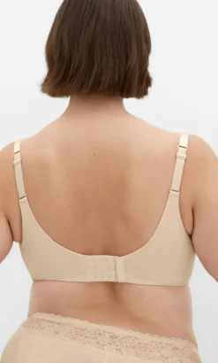 Smooth & Chic Cotton T-Shirt Bra - latte
