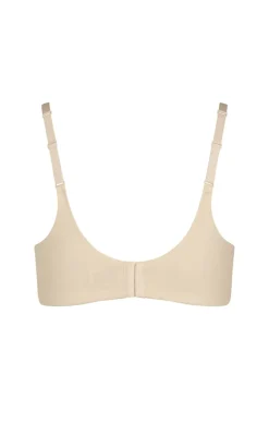 Smooth & Chic Cotton T-Shirt Bra - latte
