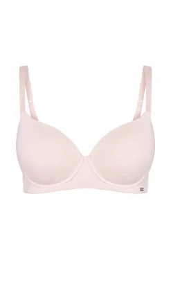 Smooth & Chic Cotton T- Shirt Bra - pink icing