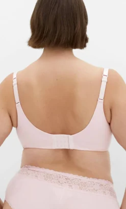 Smooth & Chic Cotton T- Shirt Bra - pink icing