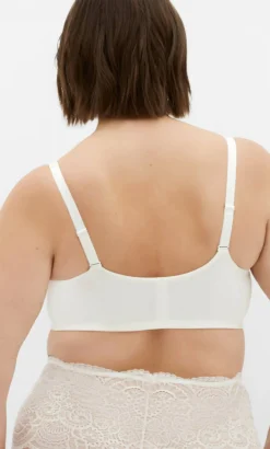 Smooth & Chic Front Close Cotton Push Up Bra - ivory