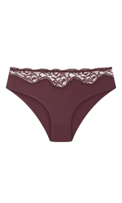 Smooth & Chic Micro 3 Pack Shorty - pink icing bordeaux black