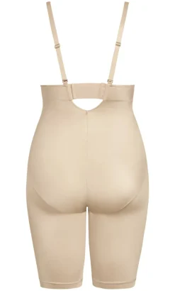 Smooth & Chic Plunge Bodyshaper - latte