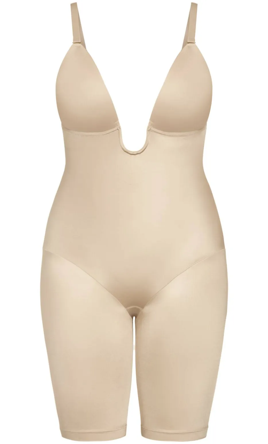 Smooth & Chic Plunge Bodyshaper - latte