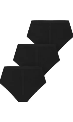 Smooth & Chic Seamless 3 Pack Full Brief - black