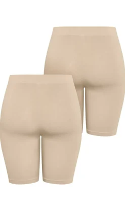 Smooth & Chic Seamless 2 Pack Short - latte