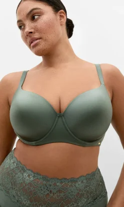 Smooth & Chic T-Shirt Bra - sage