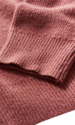 Star Alley Collared Jumper - rose
