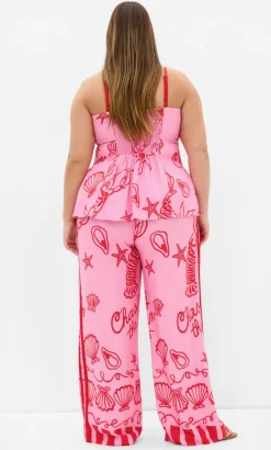 Sun Chaser Print Cami - pink