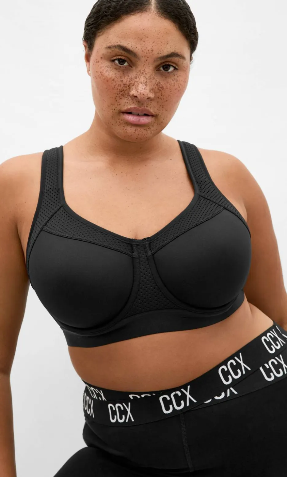 Support Underwire Sports Bra - black