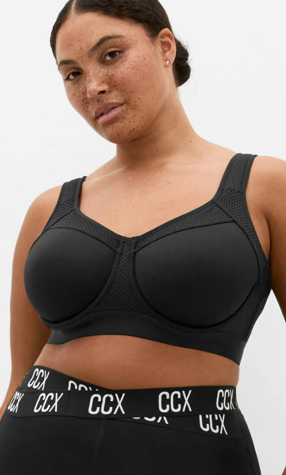 Support Underwire Sports Bra - black