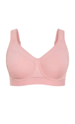 Support Underwire Sports Bra - rose quartz