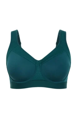 Support Underwire Sports Bra - deep teal