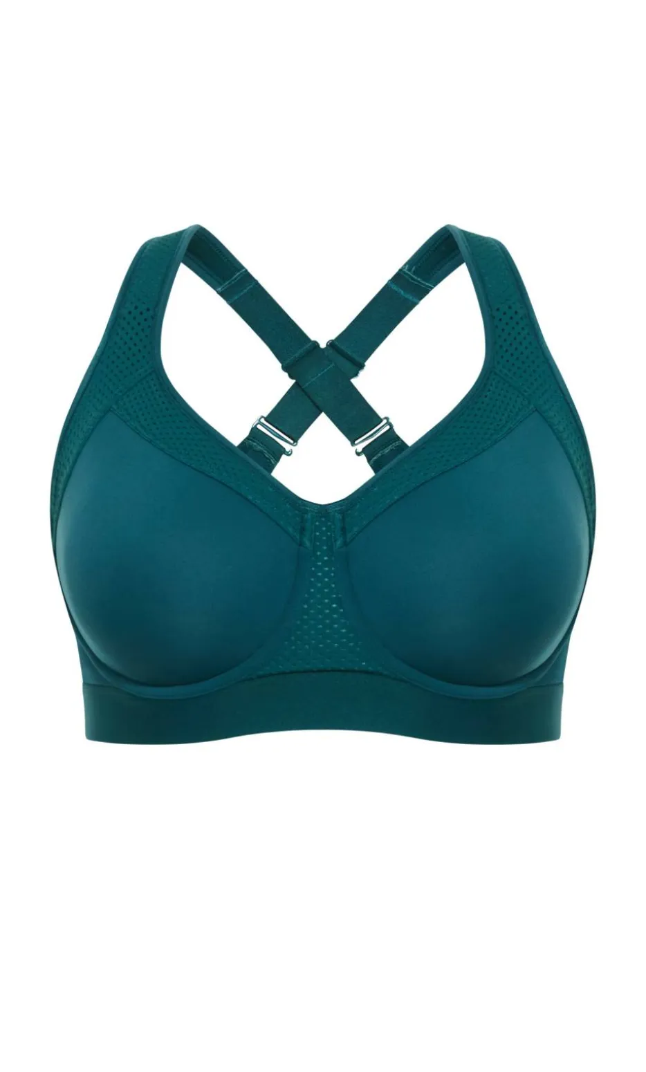 Support Underwire Sports Bra - deep teal