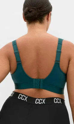 Support Underwire Sports Bra - deep teal