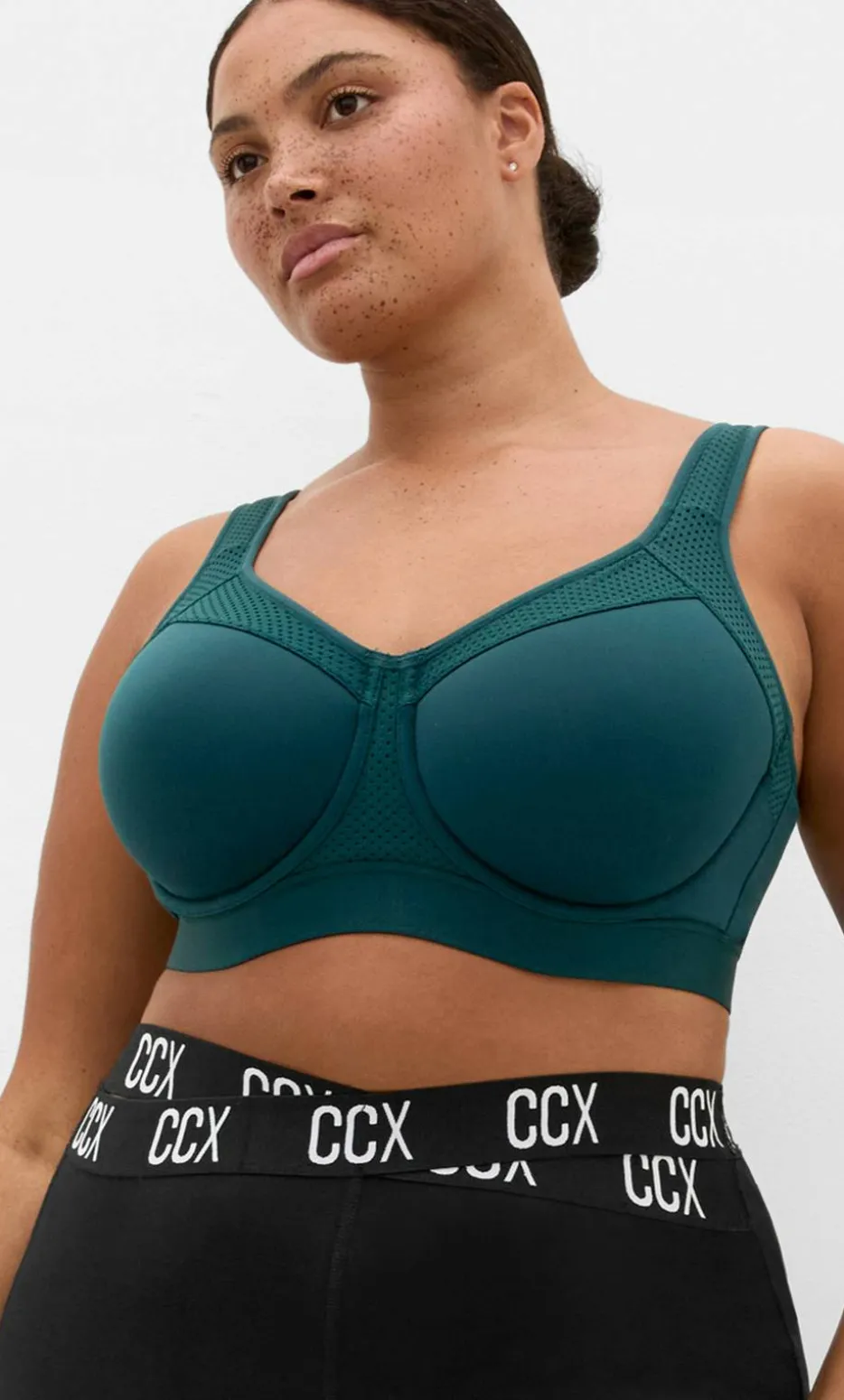 Support Underwire Sports Bra - deep teal