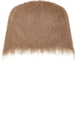 Susie Fringe Capelet - latte