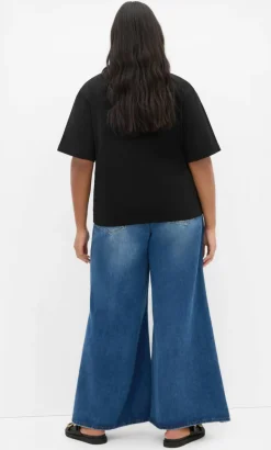 Tahlia Knit Tee - black