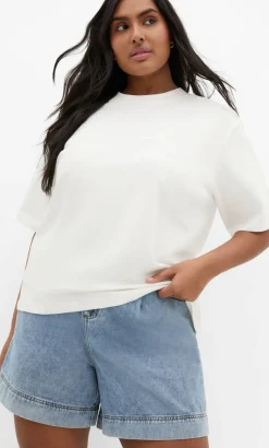 Tahlia Knit Tee - ivory