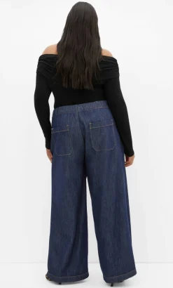 Tia Denim Pant - dark wash