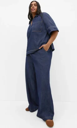 Tia Denim Pant - dark wash