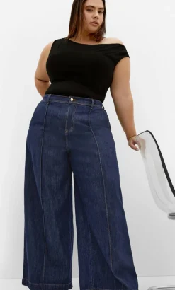Tilly Cotton Denim Pant - dark wash
