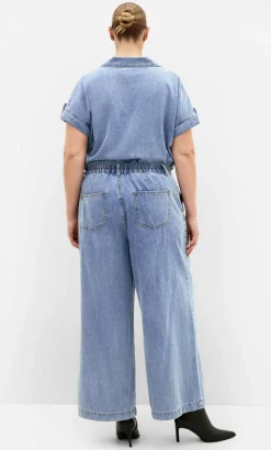 Tilly Cotton Denim Pant - light wash