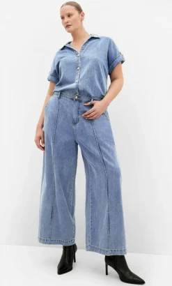 Tilly Cotton Denim Pant - light wash