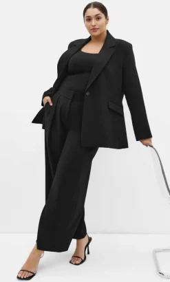 Tori Wide Leg Pant - black