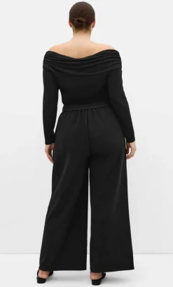 Tori Wide Leg Pant - black
