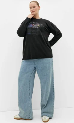 Venice Beach Long Sleeve Tee - black
