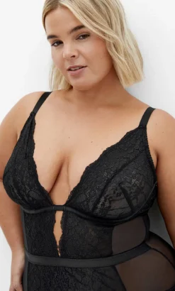 Viva Ouvert Bodysuit - black