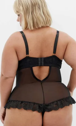 Viva Ouvert Bodysuit - black