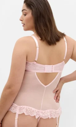 Viva Ouvert Bodysuit - pink icing
