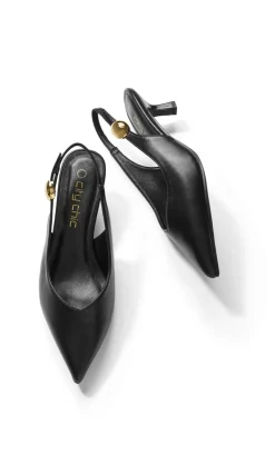 WIDE FIT Alina Slingback Heel - black