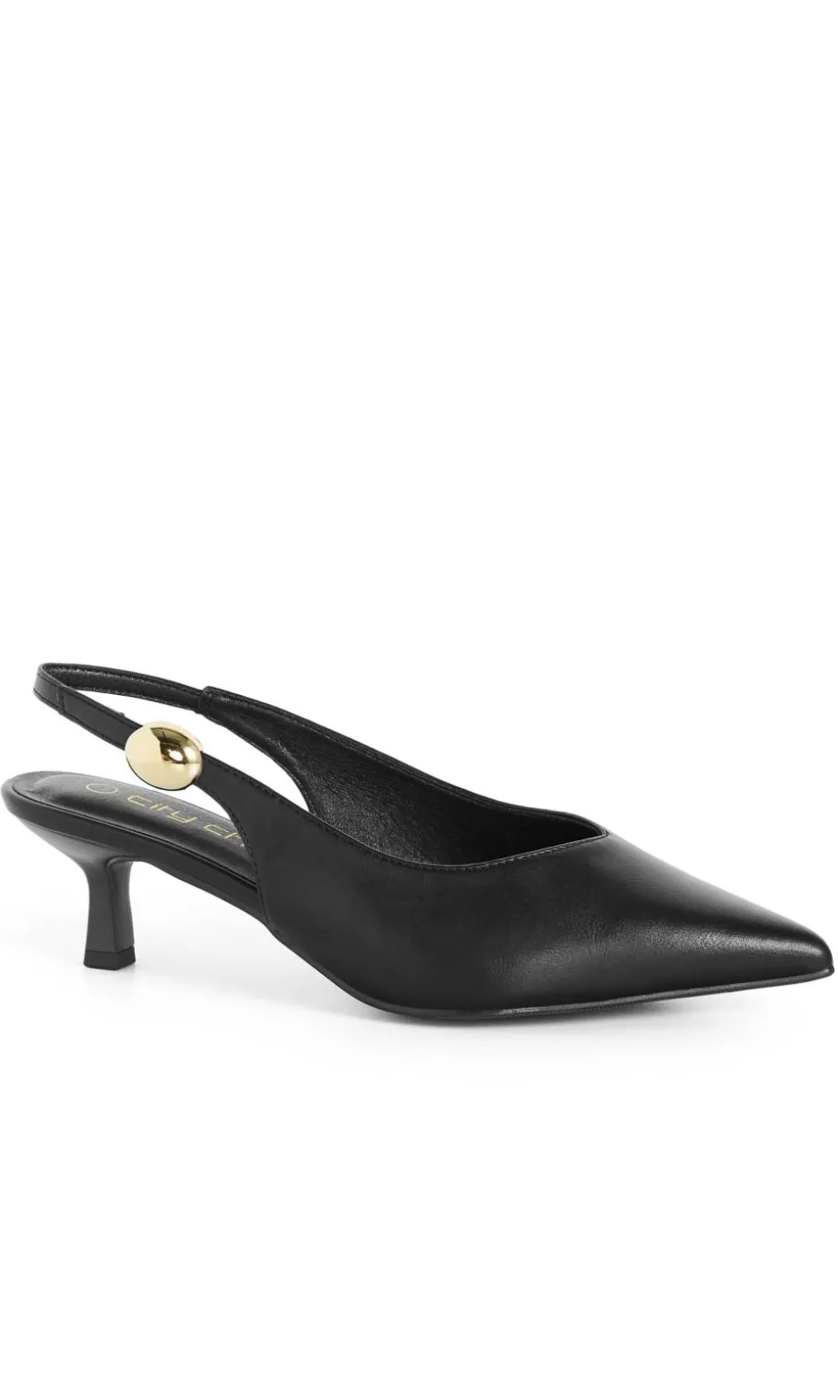 WIDE FIT Alina Slingback Heel - black