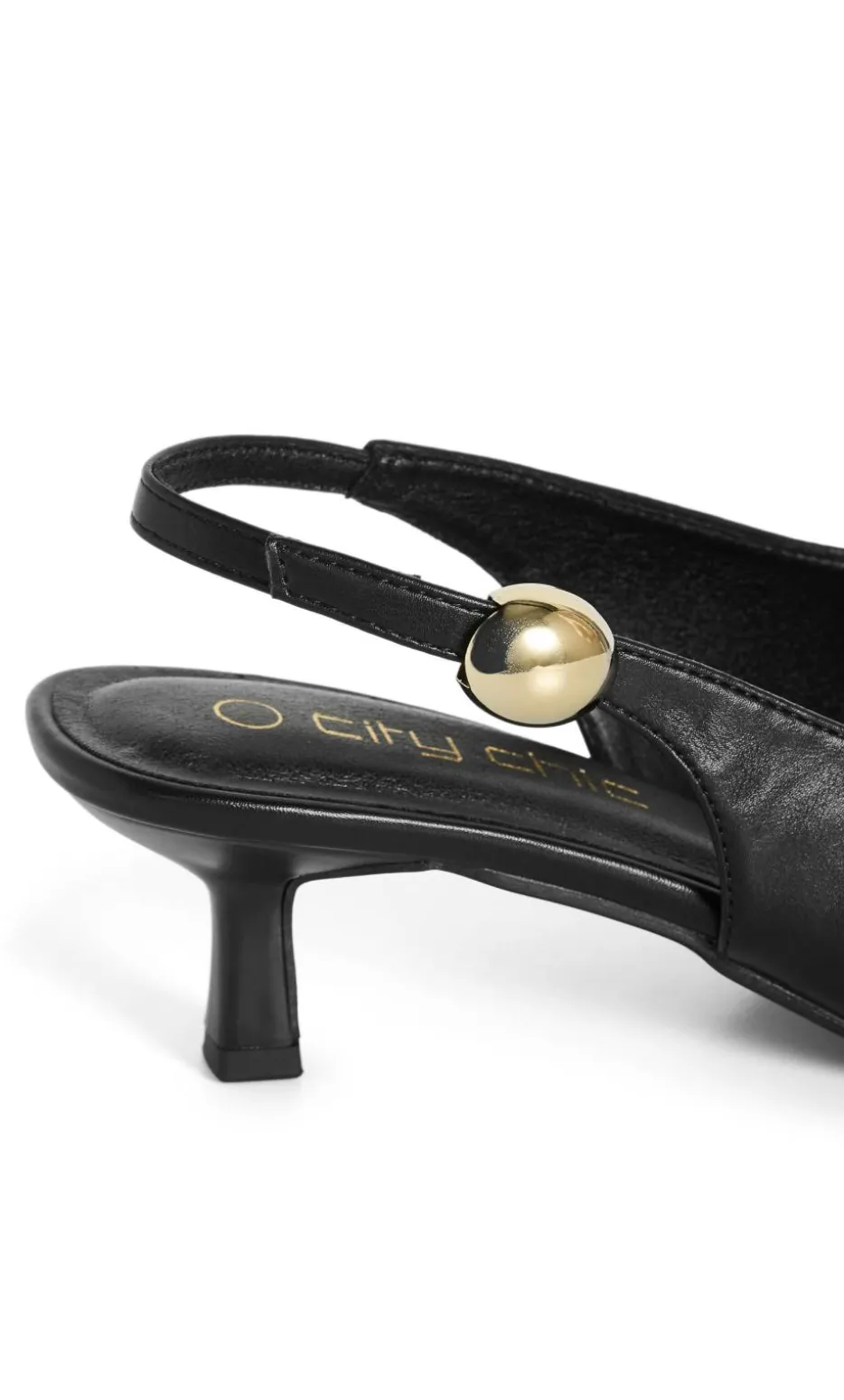 WIDE FIT Alina Slingback Heel - black