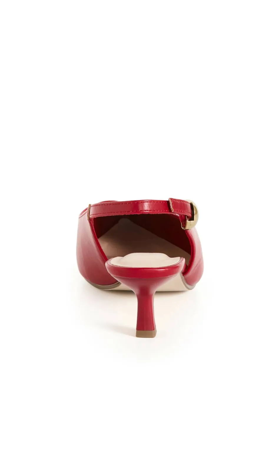 WIDE FIT Alina Slingback Heel - cherry red