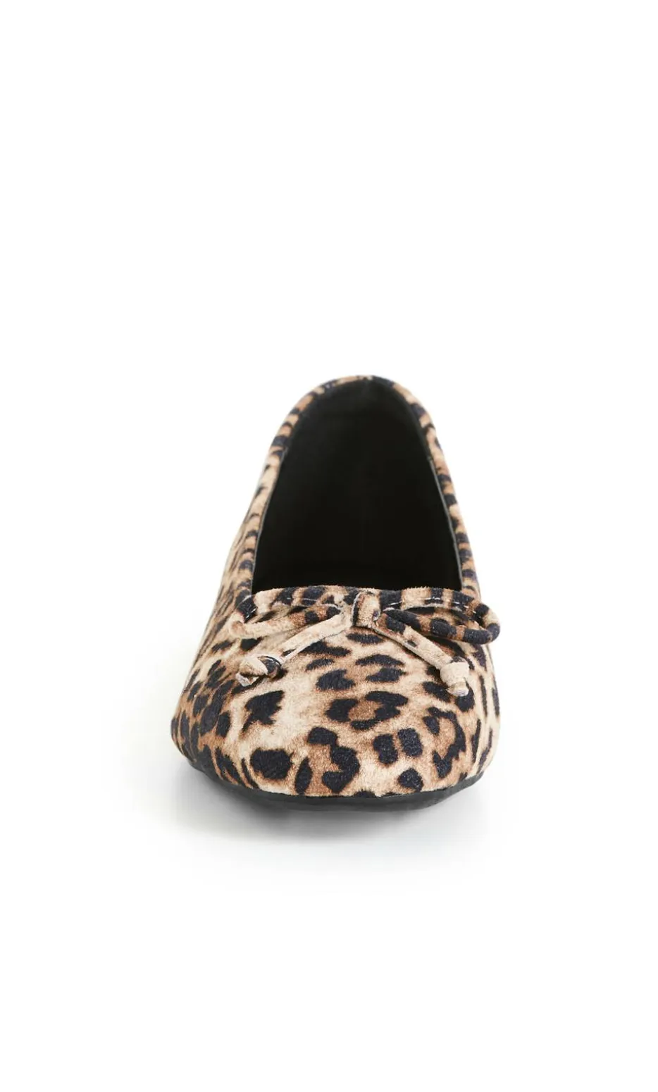 WIDE FIT Aria Leopard Ballet Flat - stone