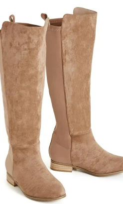 WIDE FIT Aurora Long Boot - taupe
