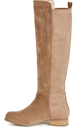 WIDE FIT Aurora Long Boot - taupe