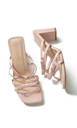WIDE FIT Ava Mule - dusty pink