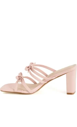 WIDE FIT Ava Mule - dusty pink