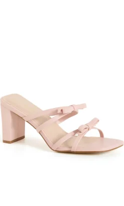 WIDE FIT Ava Mule - dusty pink