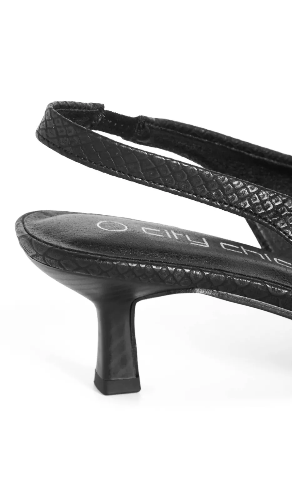 WIDE FIT Avani Slingback Heel - black