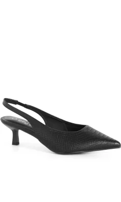 WIDE FIT Avani Slingback Heel - black