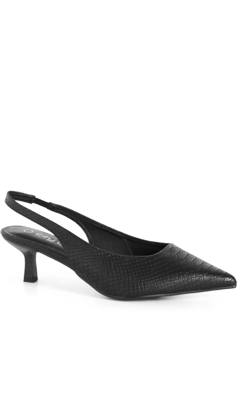 WIDE FIT Avani Slingback Heel - black